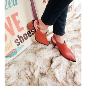 🚨Holiday Collection// brick croc slingback bootie